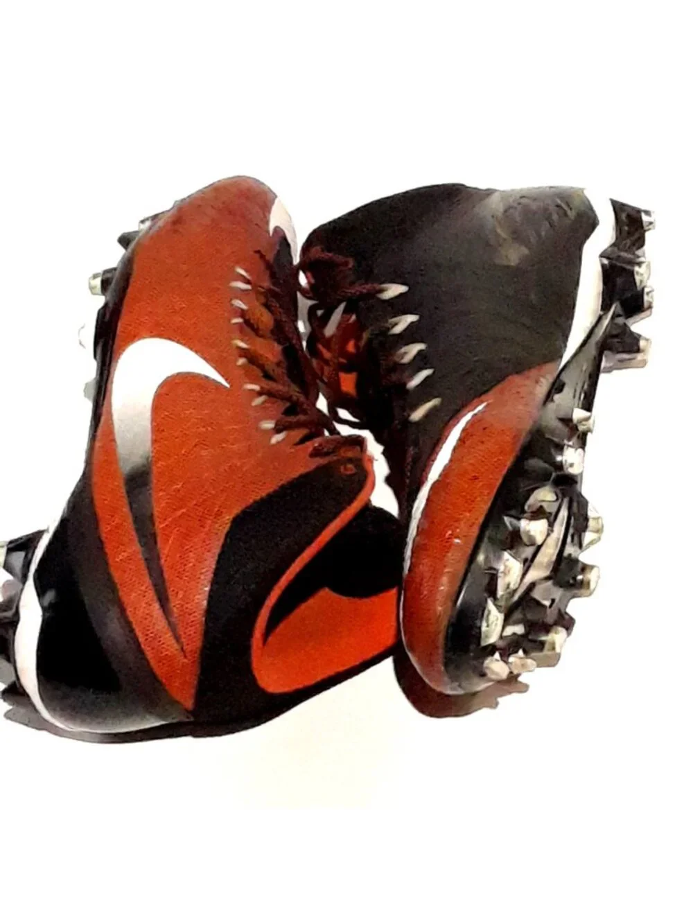 Nike CJT Pro Football Cleats 724978-900 Men US 10 Red Black Leather